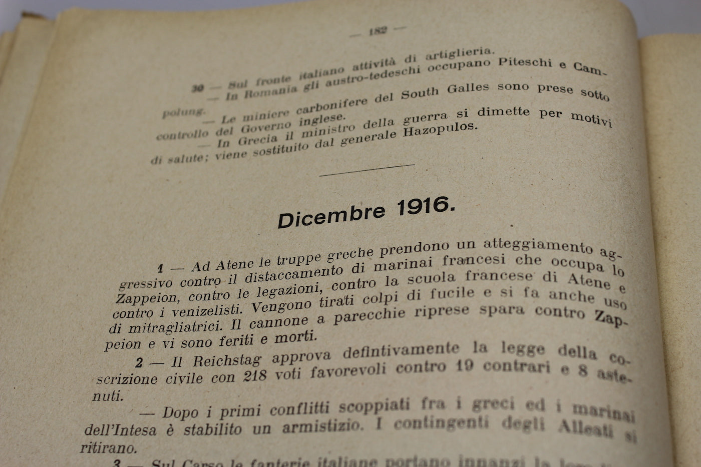 "Epopea della Prima Guerra Mondiale" diario 1914/18