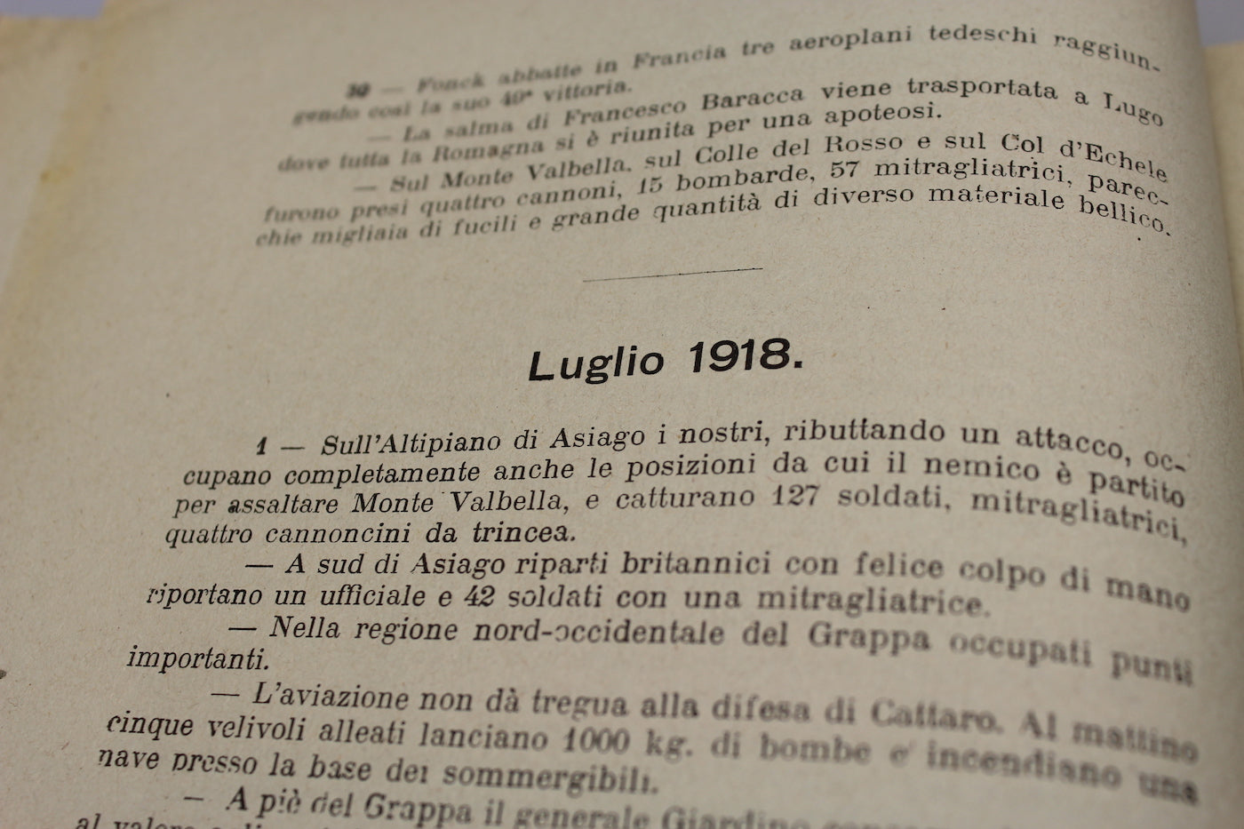 "Epopea della Prima Guerra Mondiale" diario 1914/18