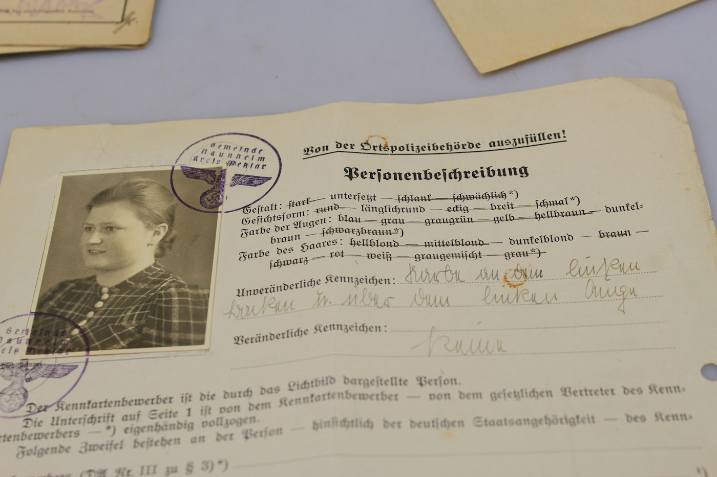 Konvolut documenti unica famiglia