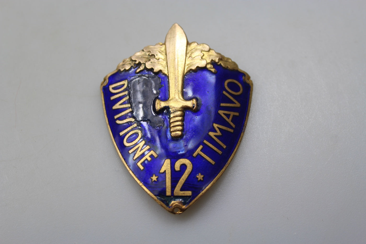Scudetto da braccio 12^ Divisione "Timavo"