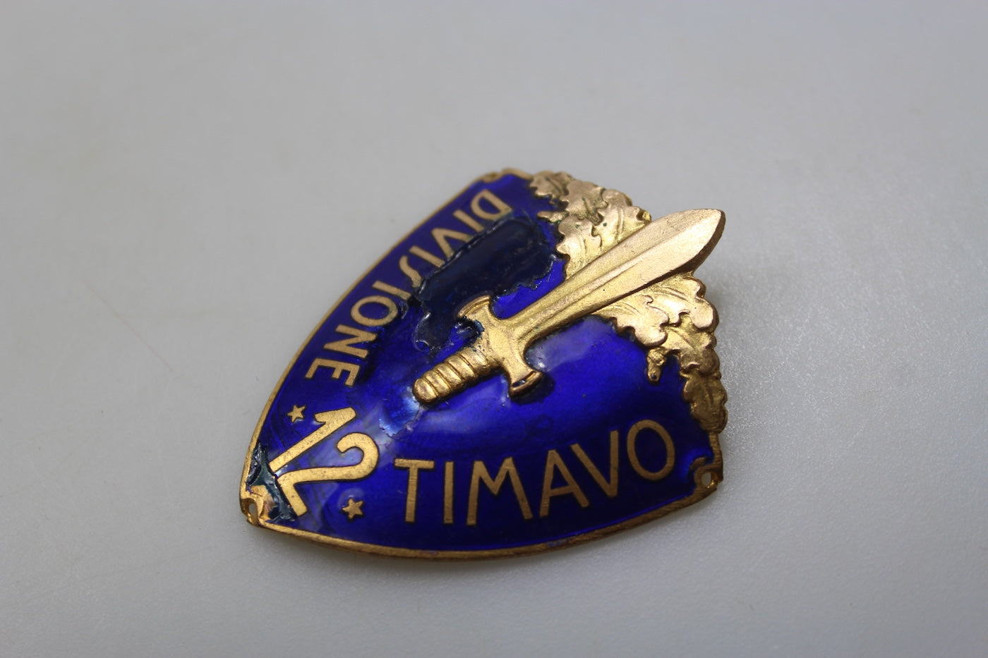 Scudetto da braccio 12^ Divisione "Timavo"