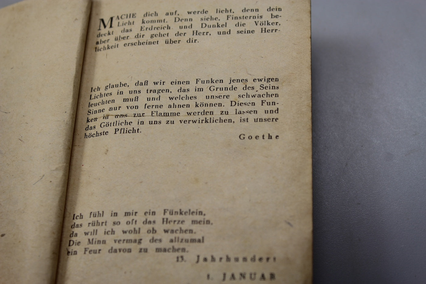 "Gedanken sind Kräfte" Maria March - 1942