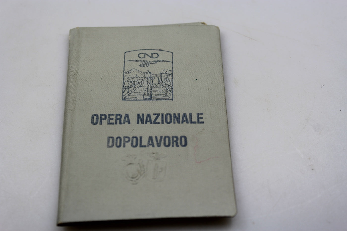 Tessera iscritta OND 1928
