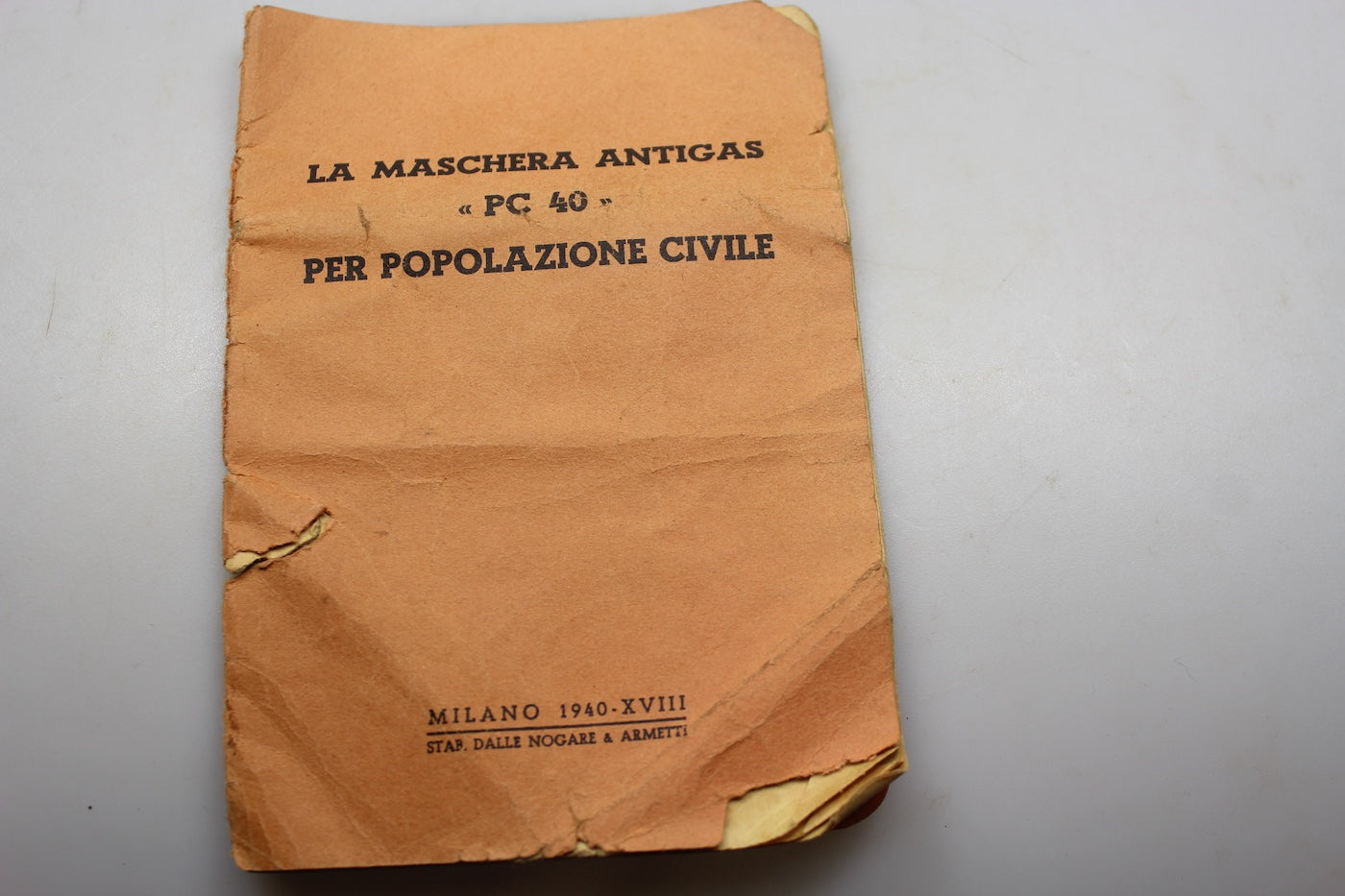 Manuale maschera antigas PC-40