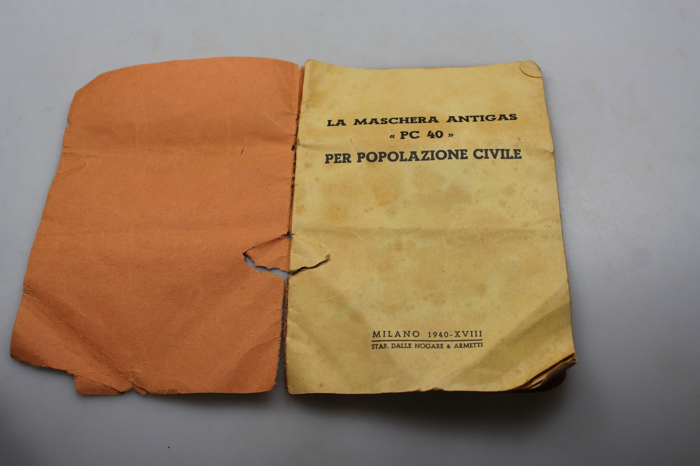 Manuale maschera antigas PC-40