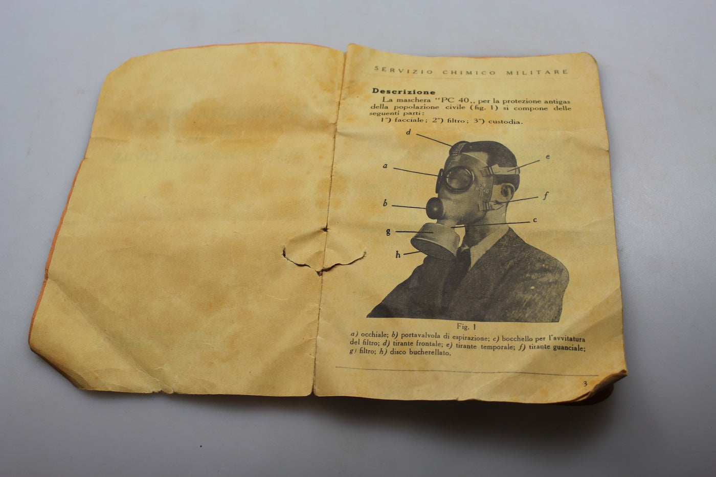 Manuale maschera antigas PC-40