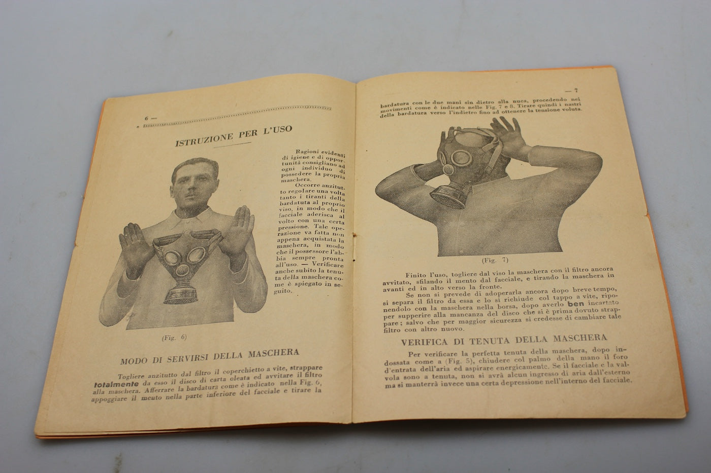 Manuale istruzioni Maschera antigas R.S.38