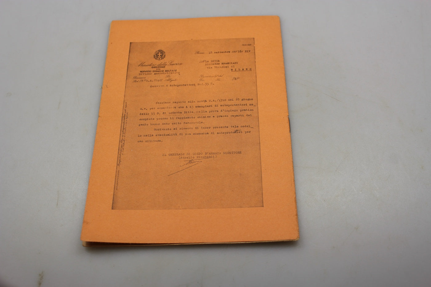 Manuale istruzioni Maschera antigas R.S.38
