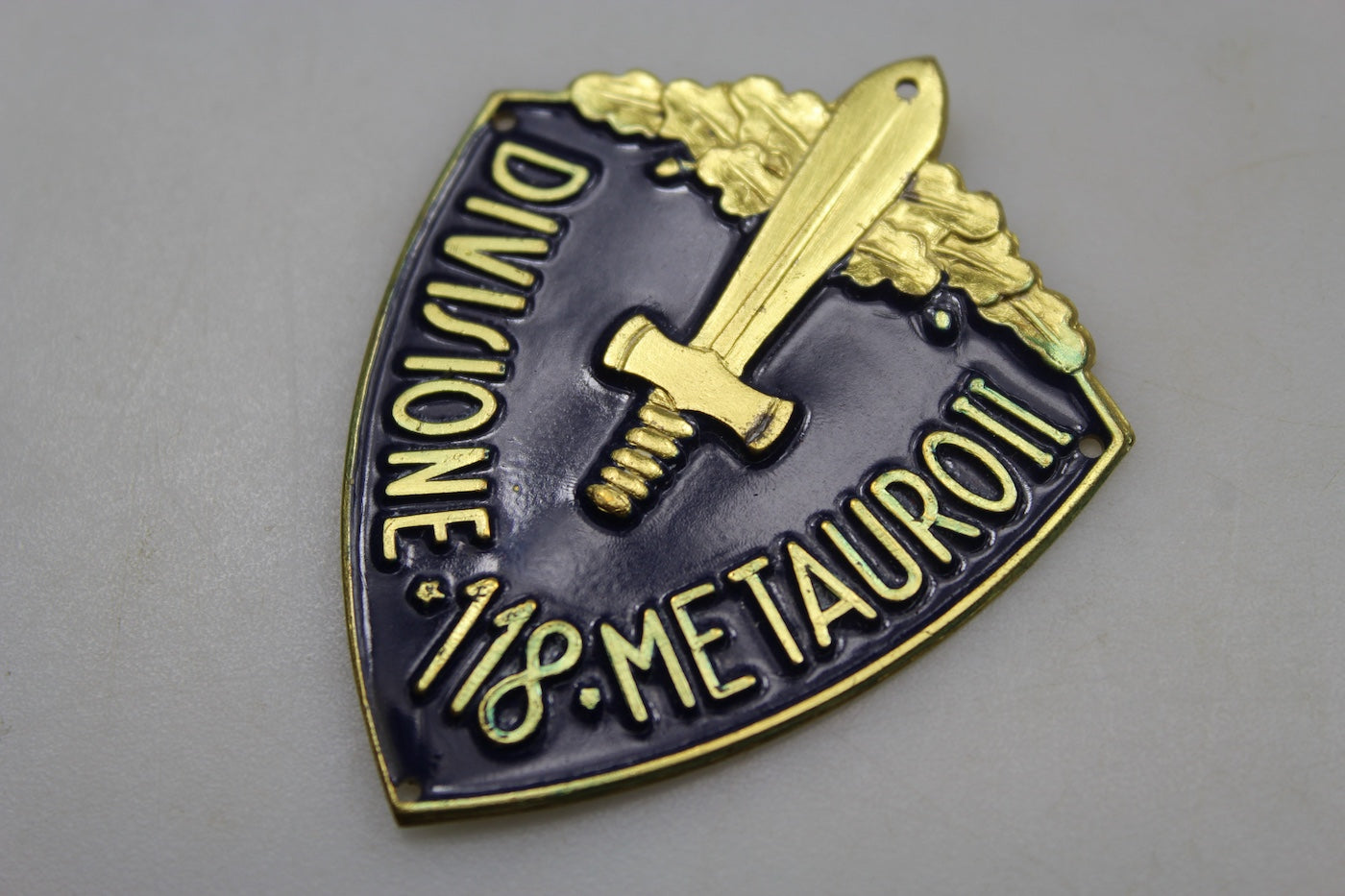 Scudetto da braccio della 118^ Divisione "Metauro" REI WW2