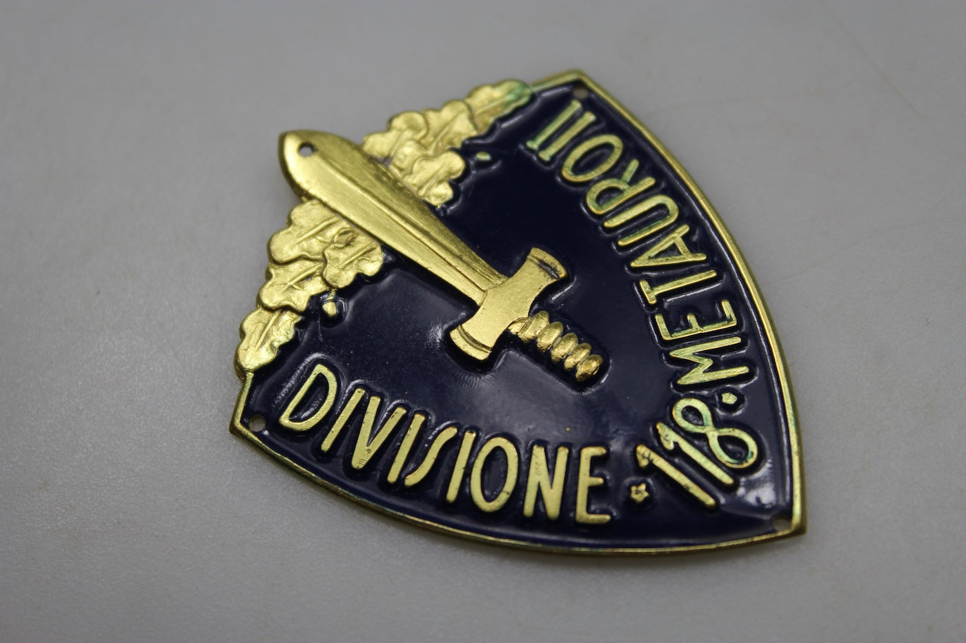 Scudetto da braccio della 118^ Divisione "Metauro" REI WW2