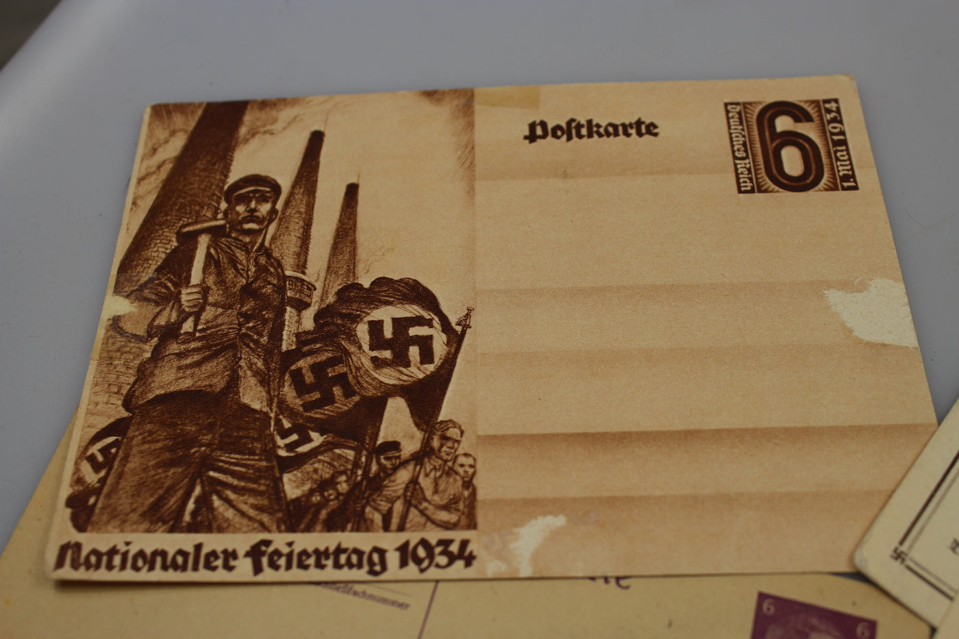 # 4 Postkarte III° Reich