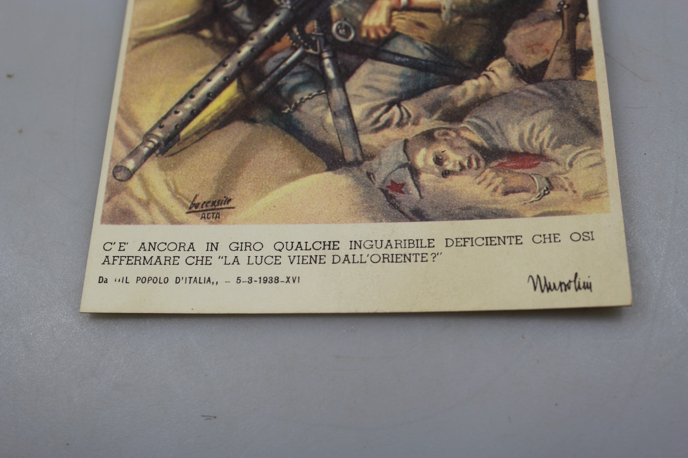 Cartolina postale contro il bolscevismo