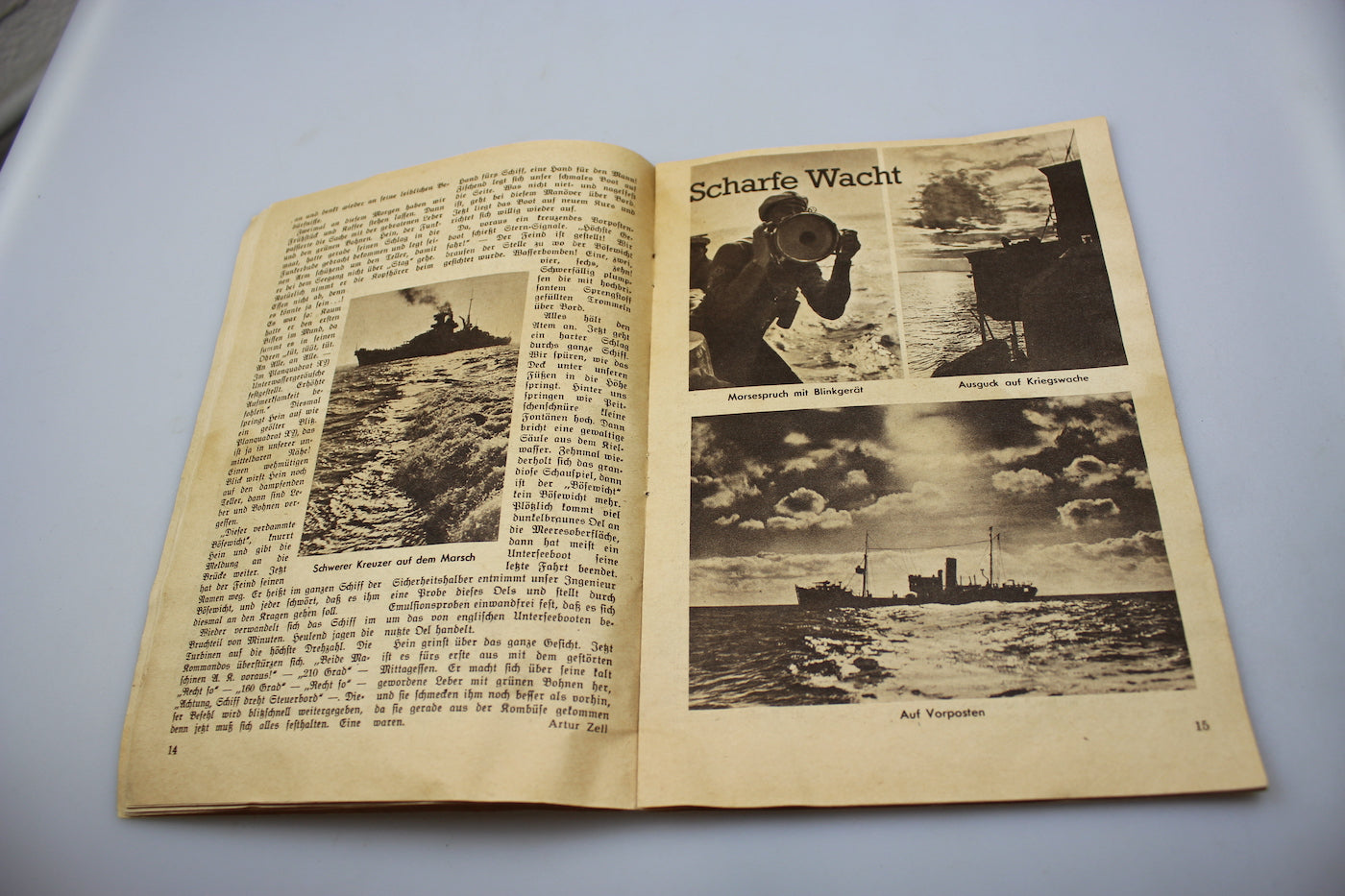 Opuscolo Kriergsmarine illustrato WW 2