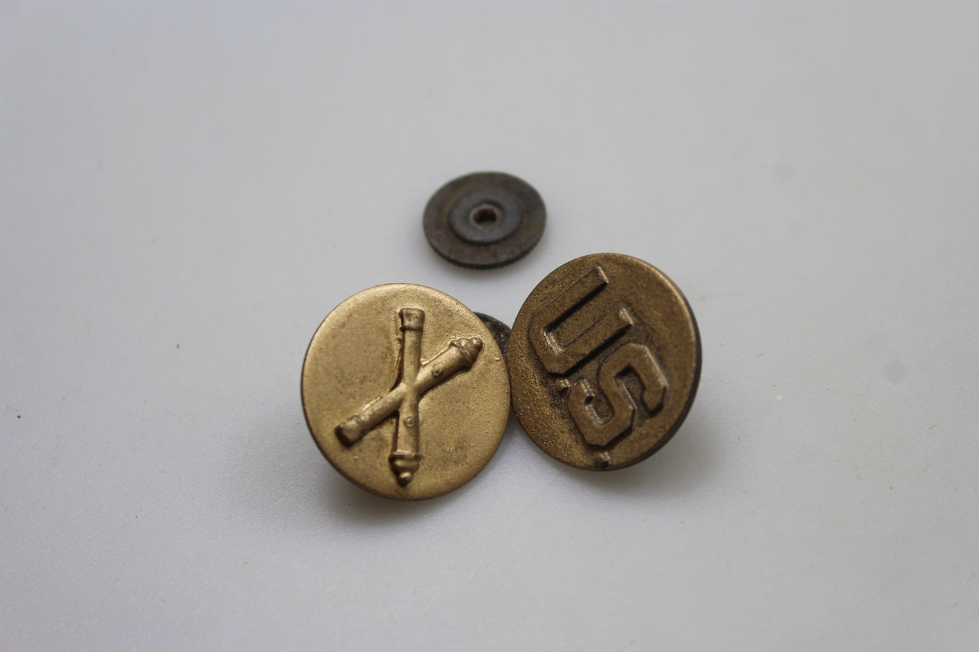 US Army W2 - Coppia di collar disk Artiglieria