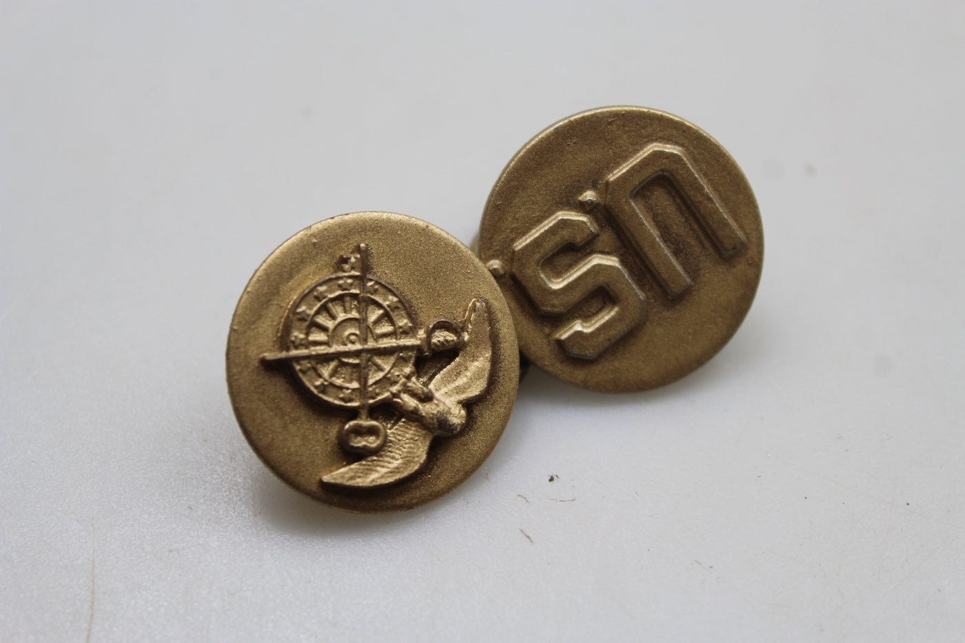 US Army W2 - Coppia collar disk Quartermaster