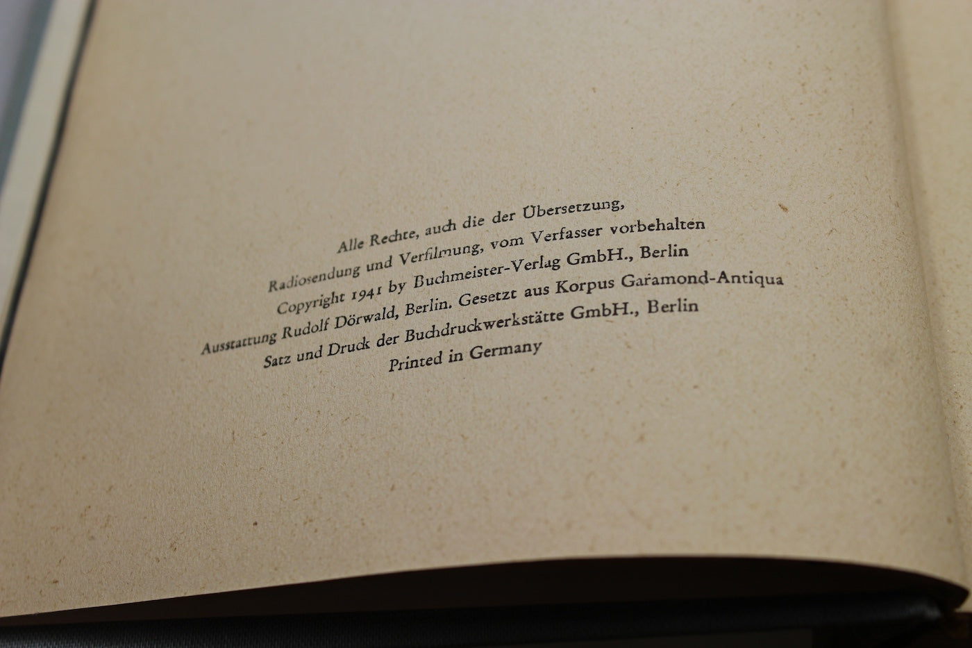 "Wegbereiter deutscher Luftgeltung" - Rolf Italiaander -1941
