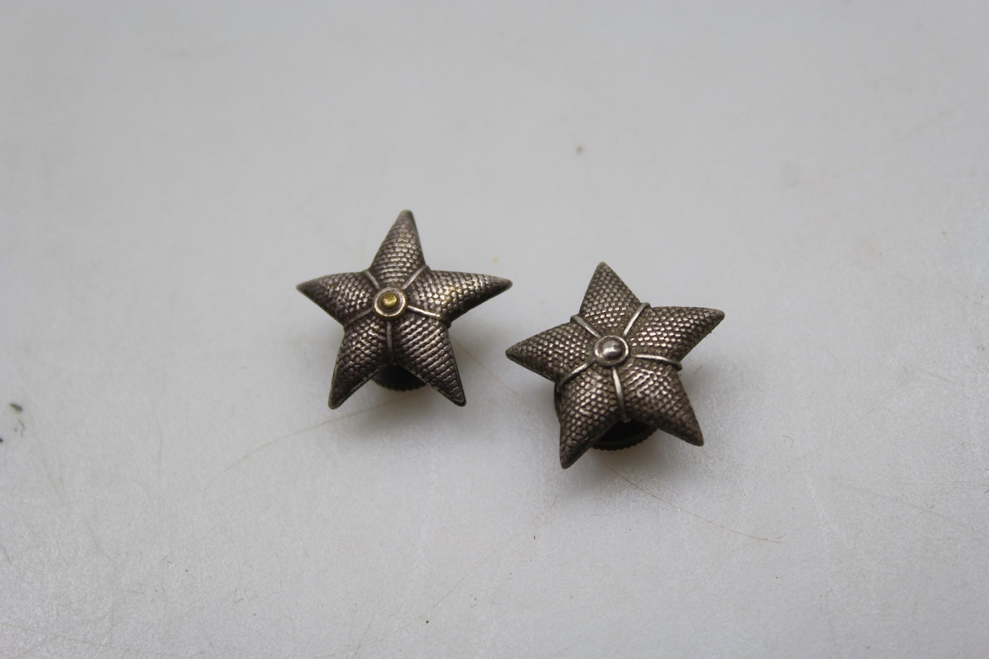 Coppia stellette a vite Ufficiale REI WW2