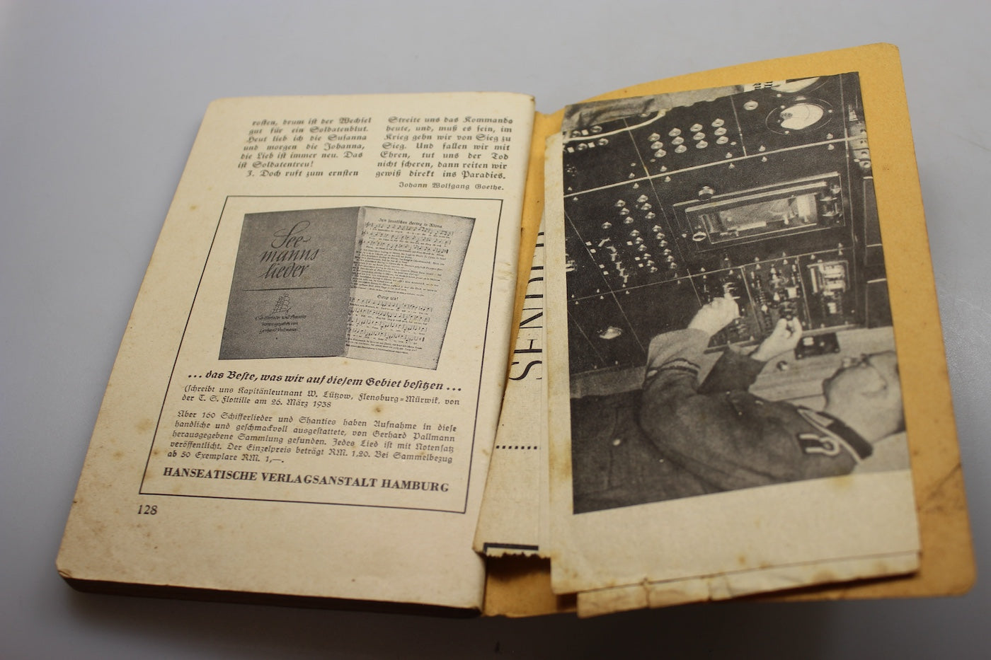 "Soldaten Kameraden" Liederbuch fur Wehrmacht und Volk 1938/39