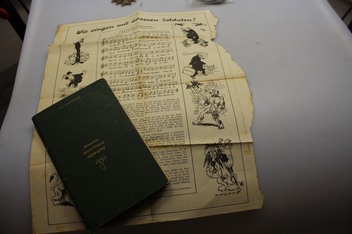 "Soldaten Kameraden" Liederbuch fur Wehrmacht und Volk 1938/39
