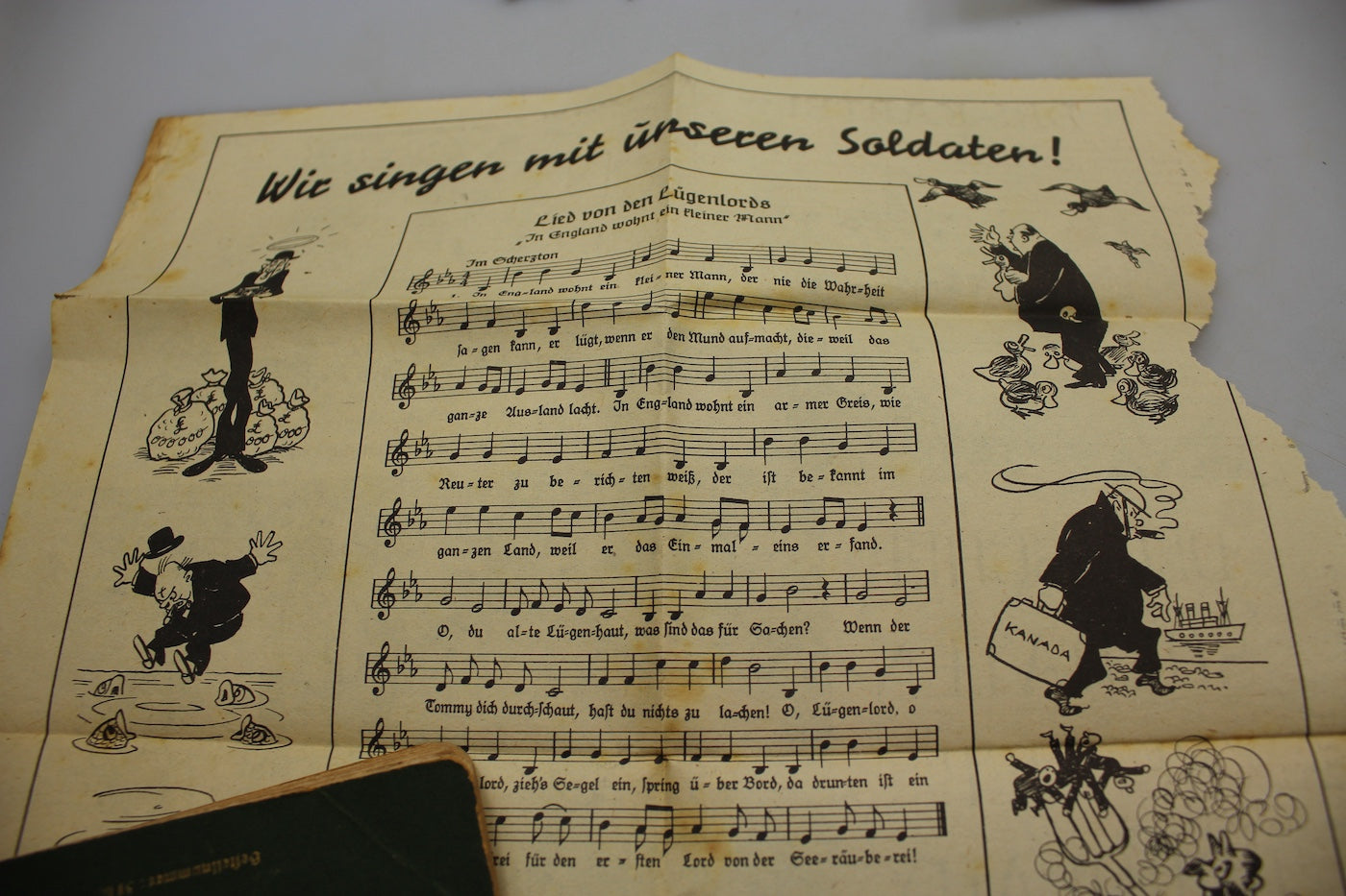 "Soldaten Kameraden" Liederbuch fur Wehrmacht und Volk 1938/39