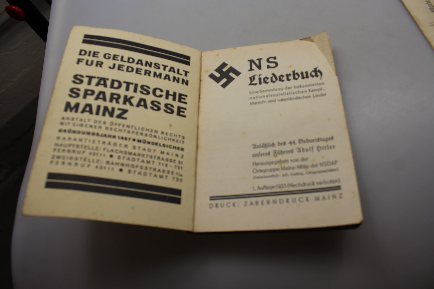 NS Liederbuch - Nationalsozialistische Liederbücher