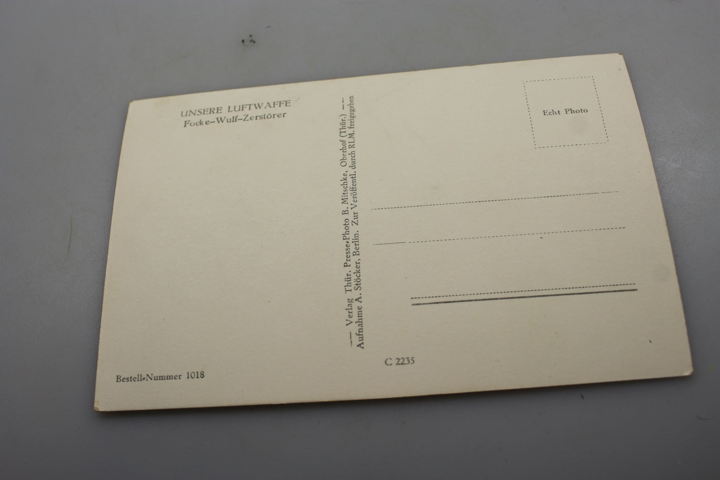 Cartolina postale "Unsere Luftwaffe"