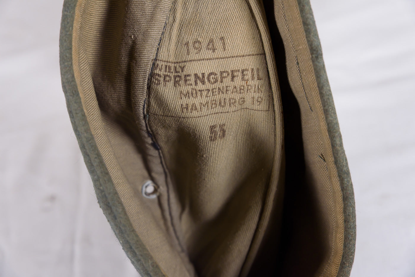 Field cap M.38 Ufficiale Heer Fanteria