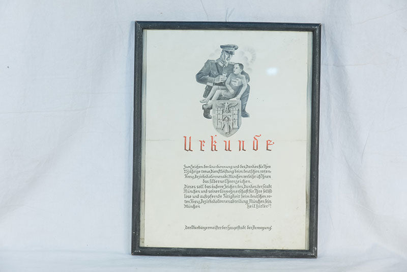 Urkunde 25 anni di Fedele Servizio