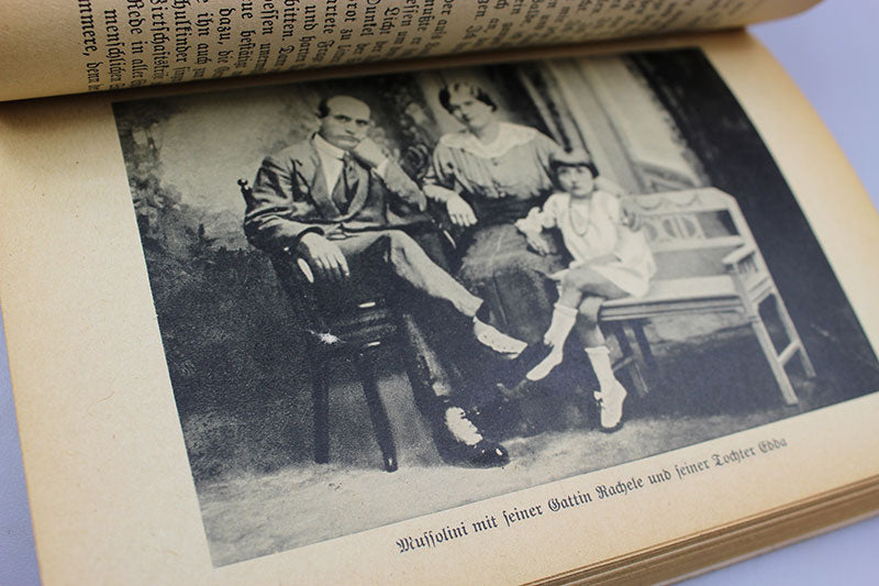 " Mussolini" G.Pini 1942 - Biografia illustrata del Duce