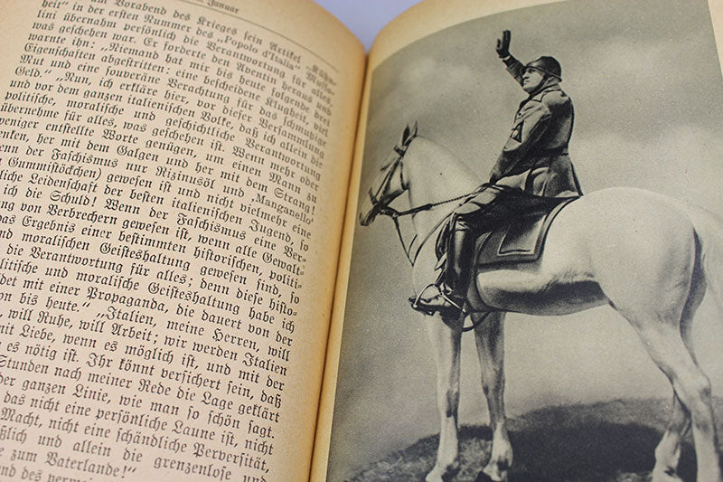 " Mussolini" G.Pini 1942 - Biografia illustrata del Duce