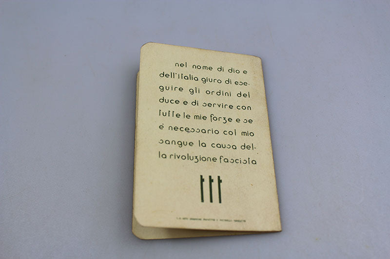 Tessera OB "Piccola Italiana" XIV°