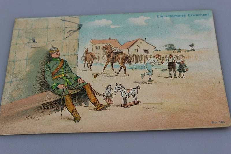 Cartolina satirica WW 1