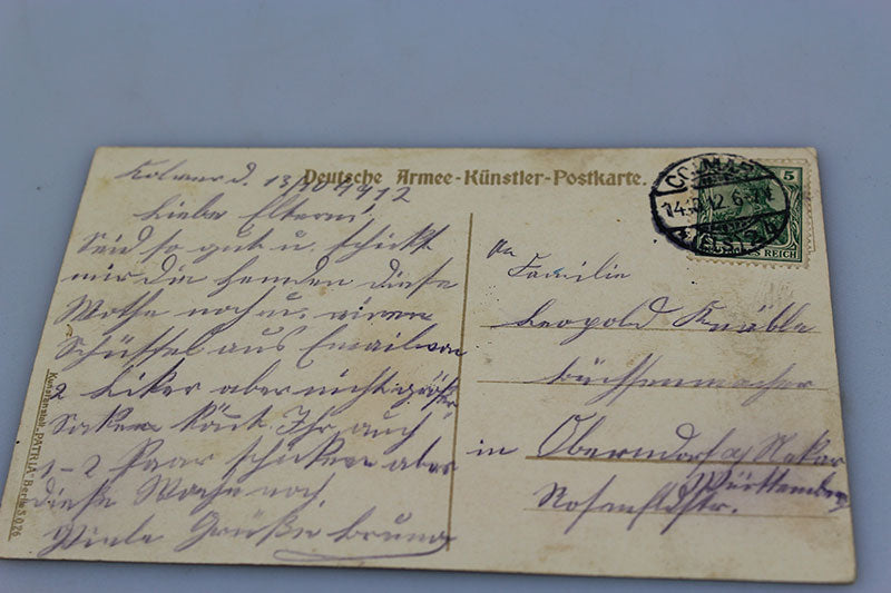 Cartolina satirica WW 1