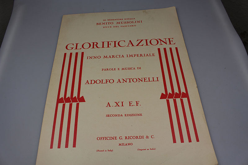 Spartito Musicale Marcia Imperiale XI°