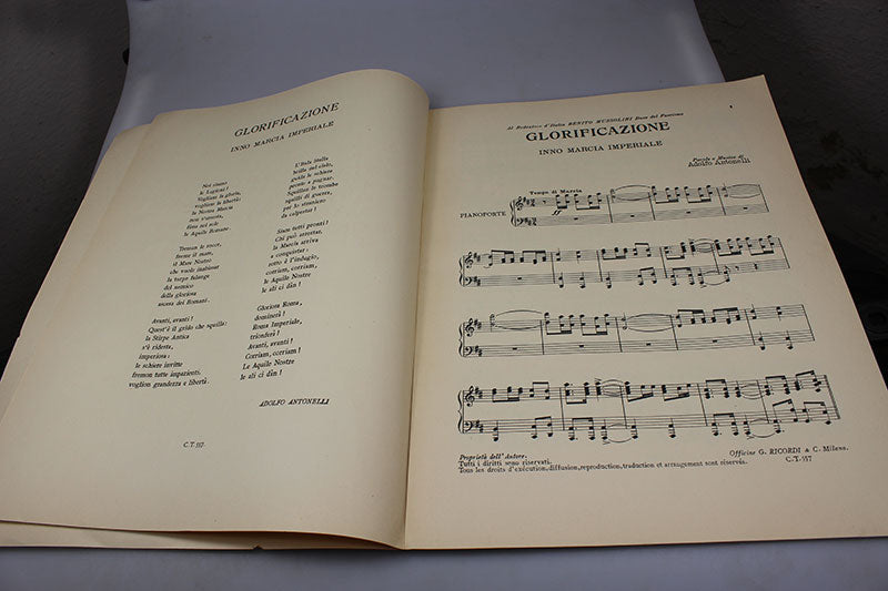 Spartito Musicale Marcia Imperiale XI°