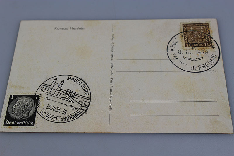 Cartolina postale raffigurante Konrad Henlein
