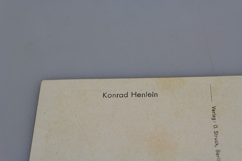 Cartolina postale raffigurante Konrad Henlein