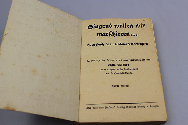 "Singend Wollen wir Marschieren" - manuale RAD