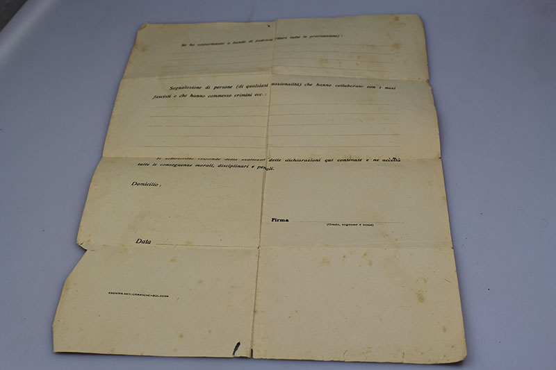 Tessera ANC 1938 + Documento