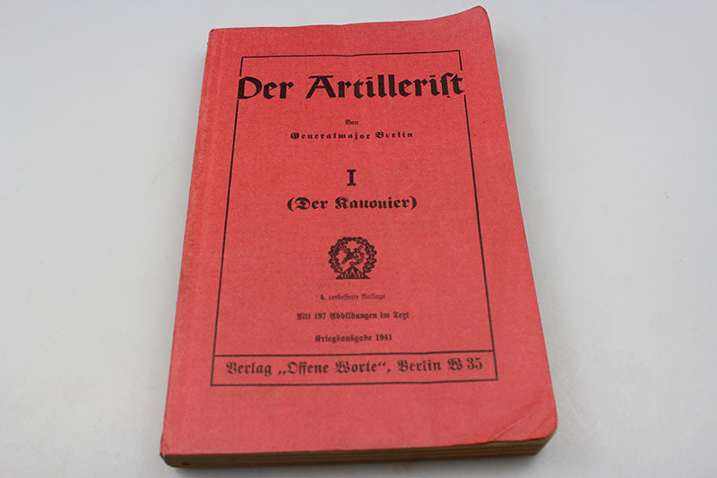 "Der Artillerist" Volume 1 - Der Kannonier. Manuale 1941