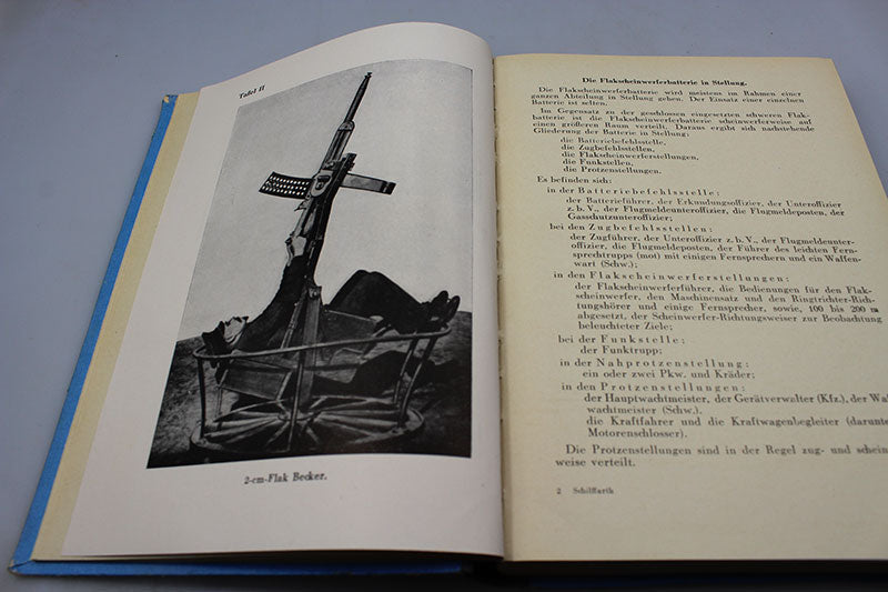 "Der Unterfuhrer der Flakartillerie" 1937 - Manuale