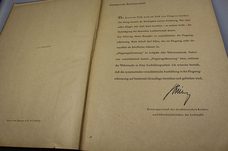 "Die Flugzeug Erkennung" - 1943