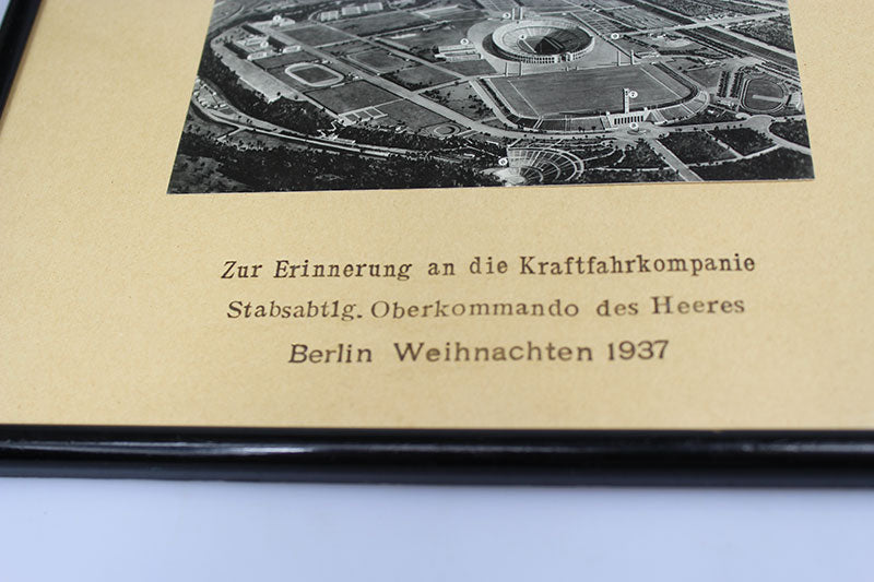 " Zur Erinerrungs die Kraftfahrerkompanie des Herees"