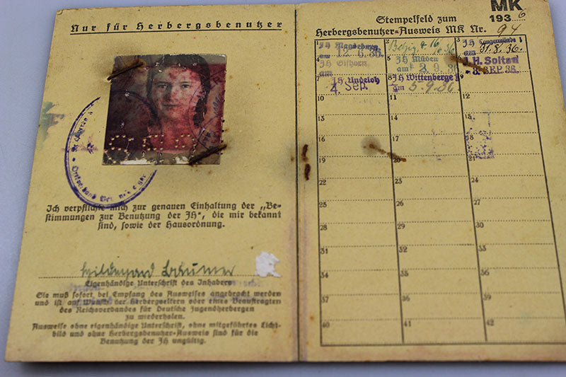 Tessera "Reichsverband fur Deutsche Jugendherbergen"