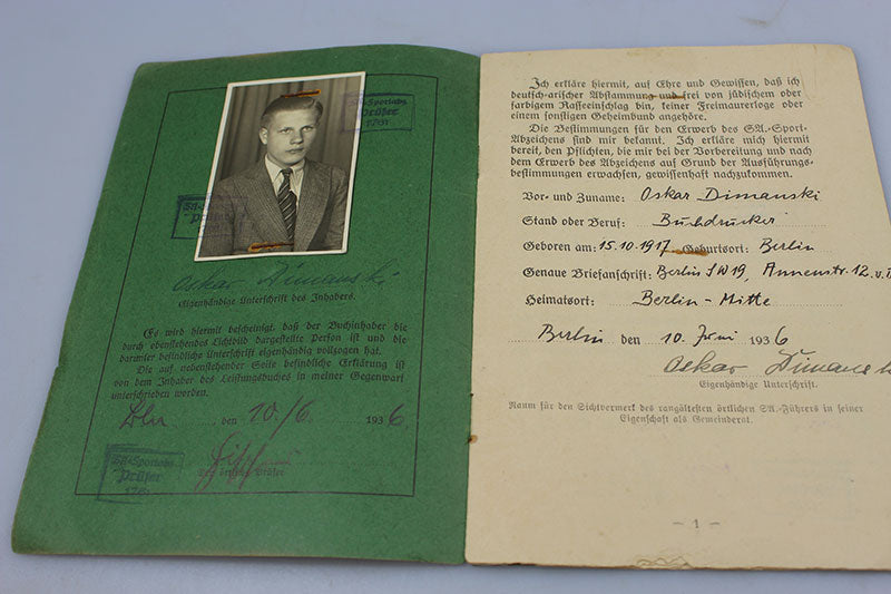 Leistungbuch + tessera NSBO