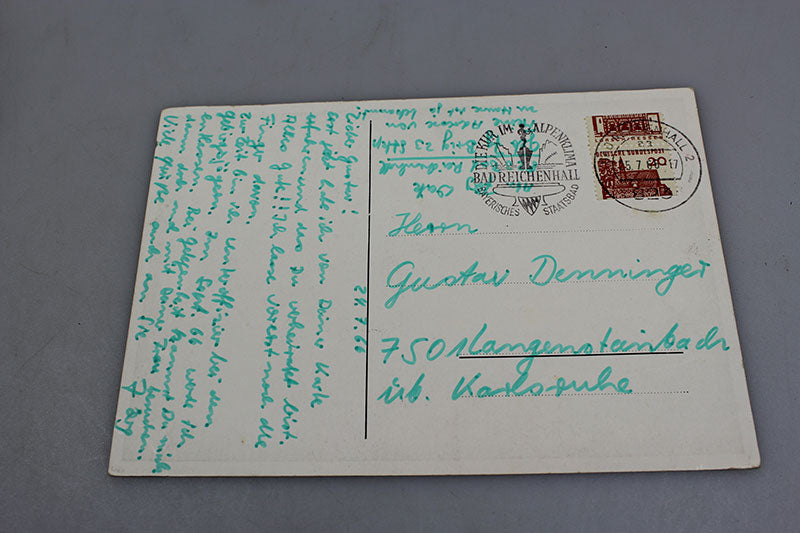 Cartolina postale anni 60  Bad Reichenhall