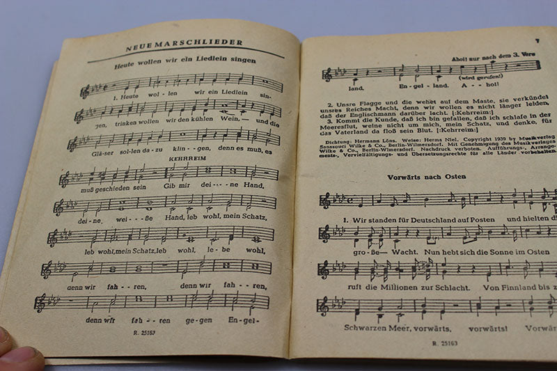 "Unsere Soldaten Lieder"  1942