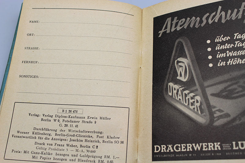 Luftfahrt Taschenkalender 1942