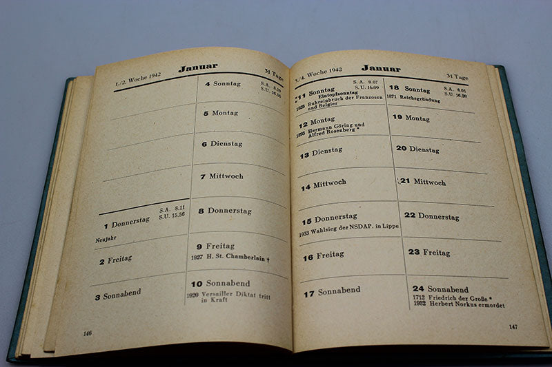 Luftfahrt Taschenkalender 1942