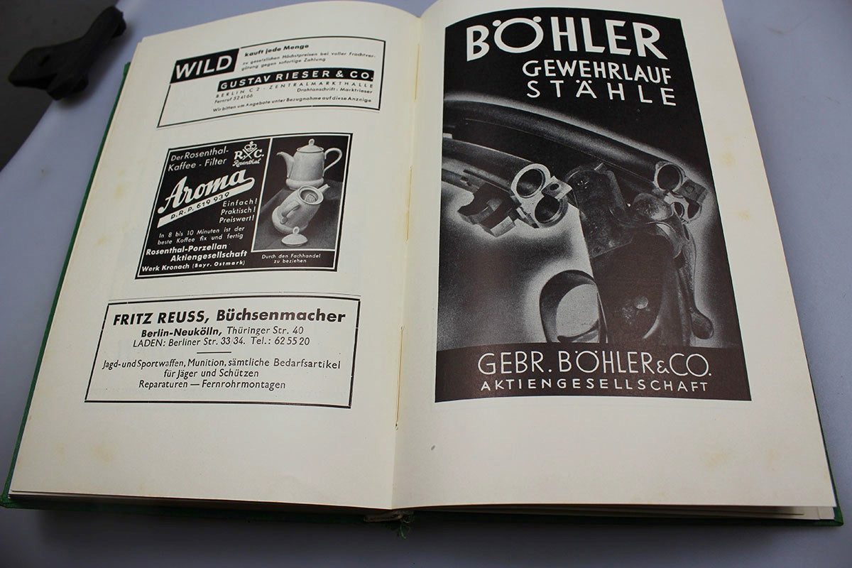 "Jahrbuch der Deutschen Jagerschaft" 1938/39. Manuale illustrato